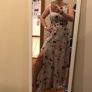 Yumi Kim Pushing Buttons Maxi Dress, size medium